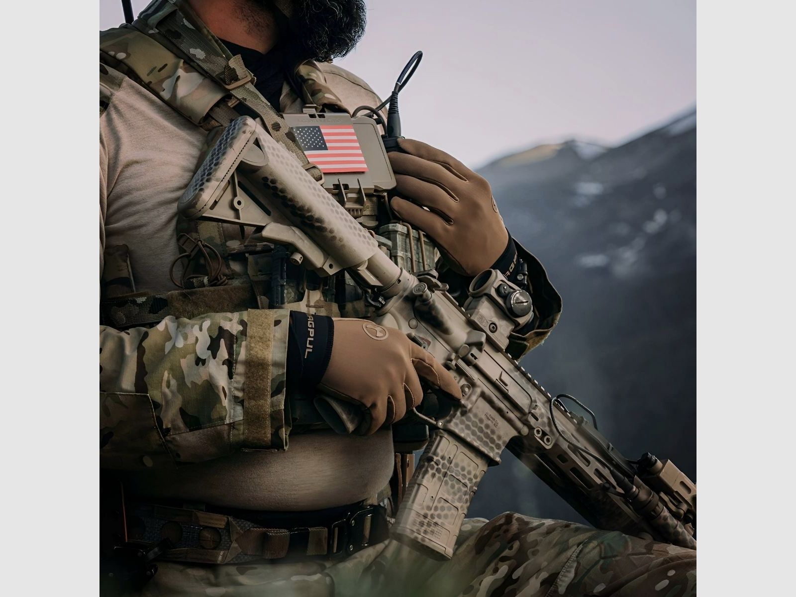 Magpul - Guantes tácticos Technical Glove 2.0 - Talla M - Coyote - MAG1014-251, imagen 4 de 4