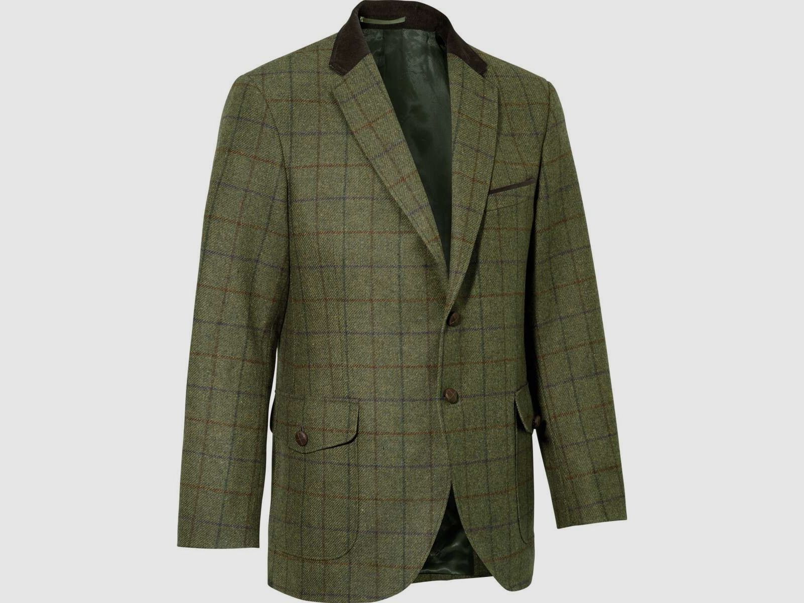 Swedteam 1919 Klassische Jagdjacke Tweed Grün S