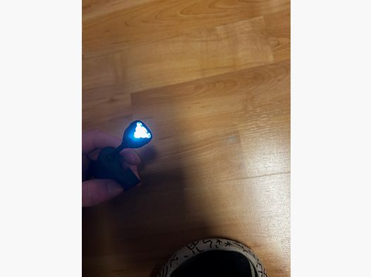 Helmlampe für die Seitenschiene