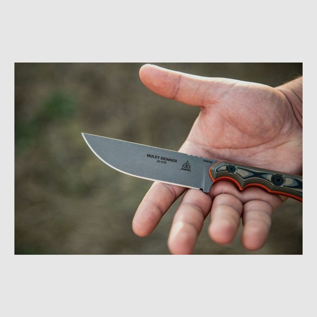 TOPS Knives Muley Skinner Tan Black G10 cuchillo desollador, Bild 26 von 30