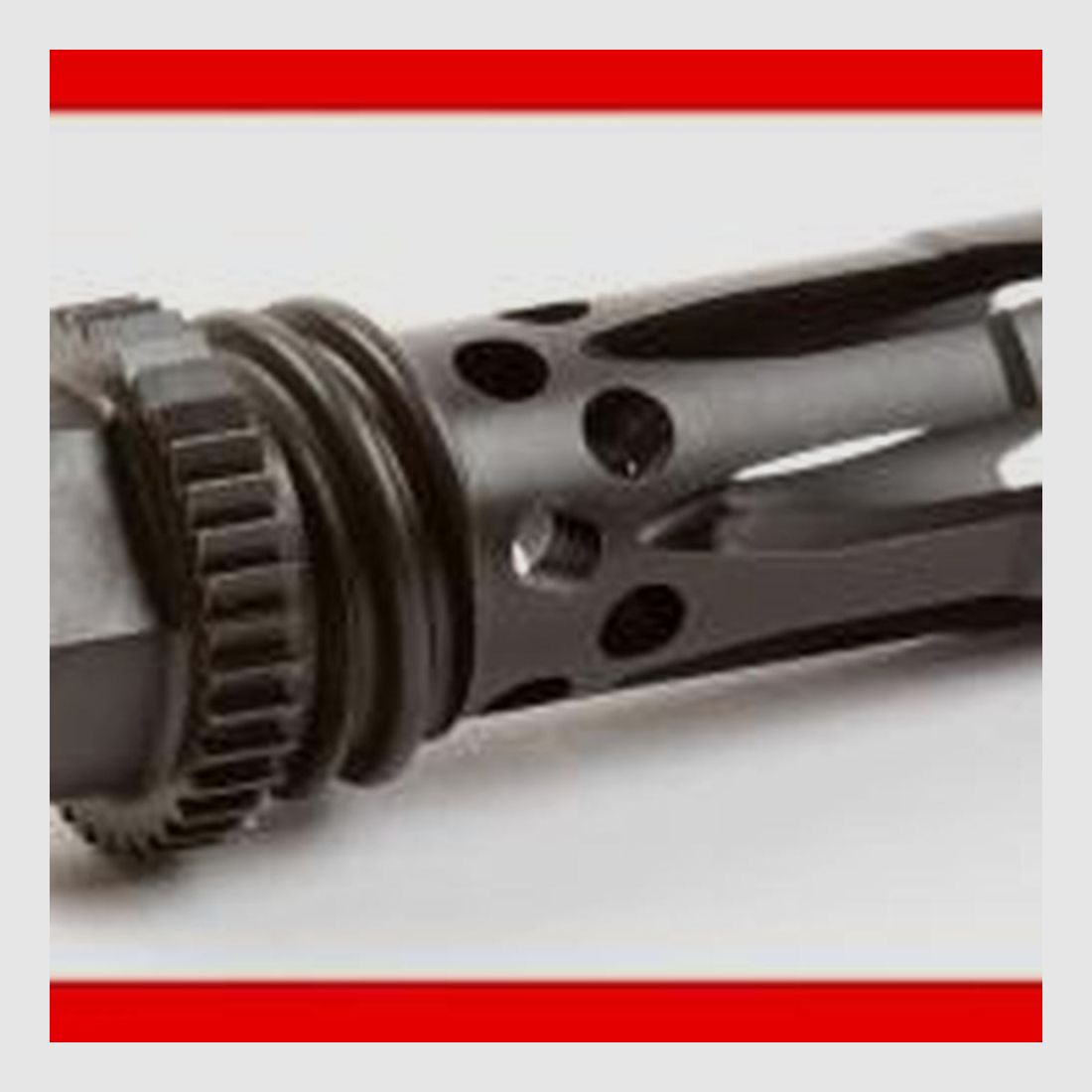 Muzzle Brake SAI 4IN1 Kal. 30 - 5/8X24 - Veelzijdig - Terugslag- en Flitsreductie - Precisie en Comfort bij het Schieten, afbeelding 5 van 5