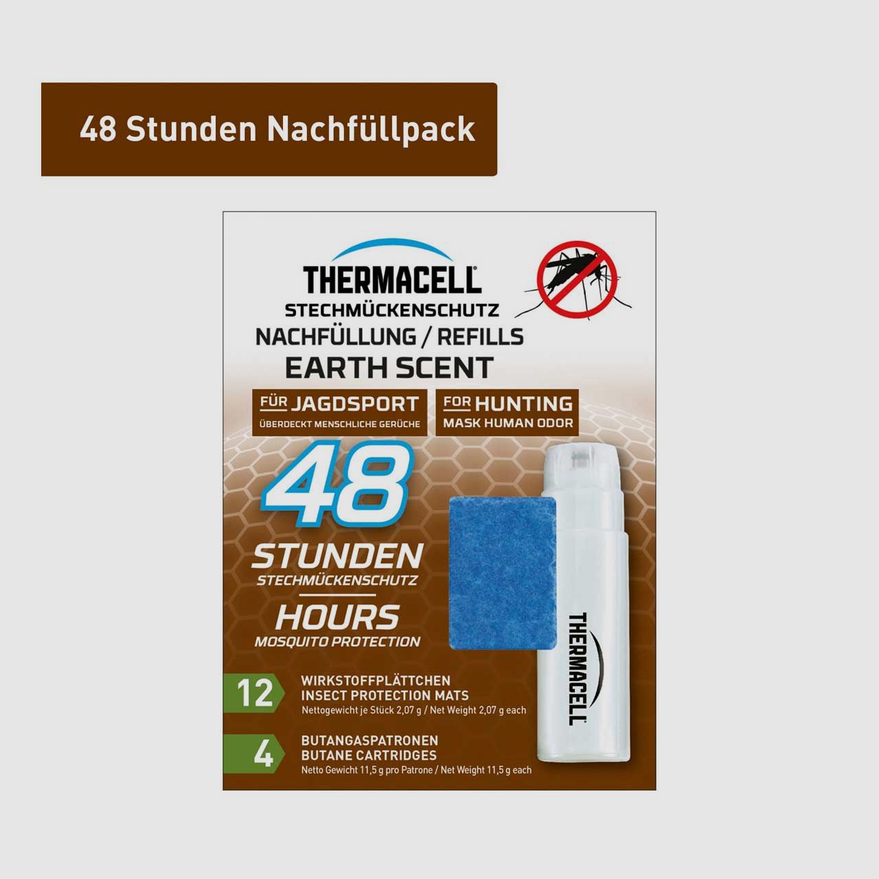 Thermacell E-4 48h Nachfüllset Jagd  Kompatibel mit Thermacell Handgeräten