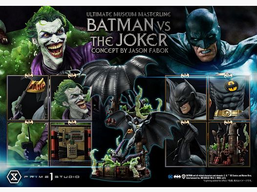 DC Comics Statue 1/3 Batman vs. The Joker by Jason Fabok 85 cm | 42948