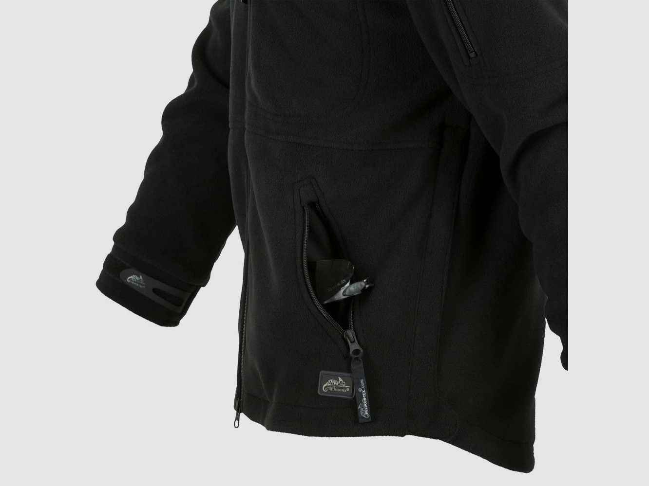 HELIKON-TEX DEFENDER DUTY FLEECE JACKE SCHWARZ