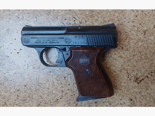 SM Rhöner Sportwaffen Model 15 Mod. 15 (PTB 83/2) Röhner PK800 RG8 RG9 no P99 p88 Zoraki HW94 glock Walther