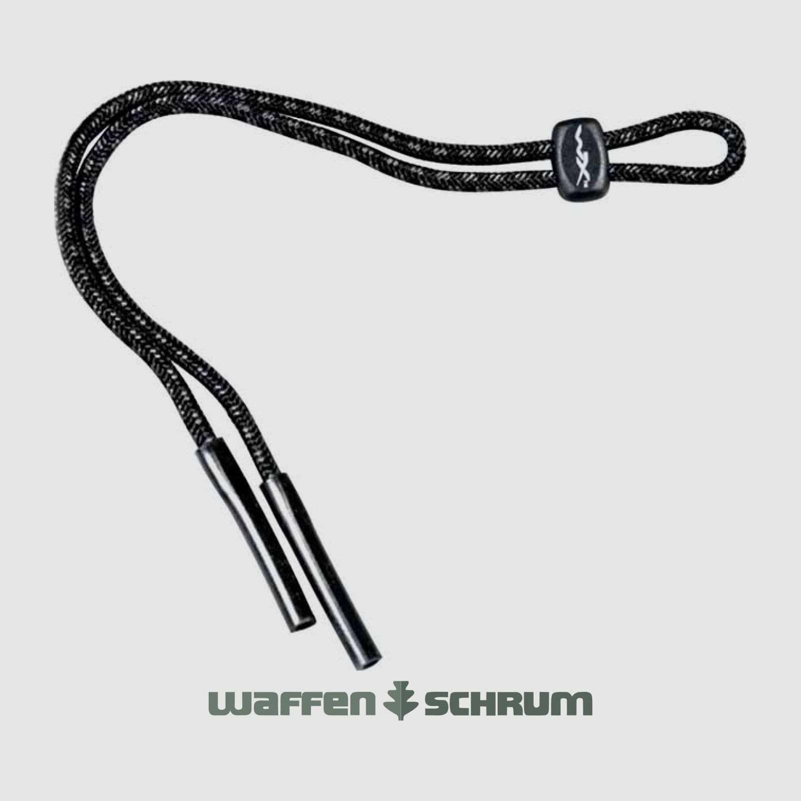 Wiley X glasses strap with rubber tips black
