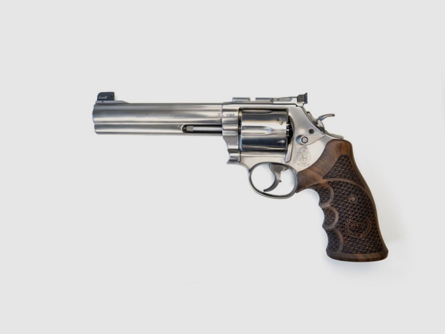 S&W Revolver Mod. 686 Pilum 6", Kal. .357 Magnum Stainless Steel