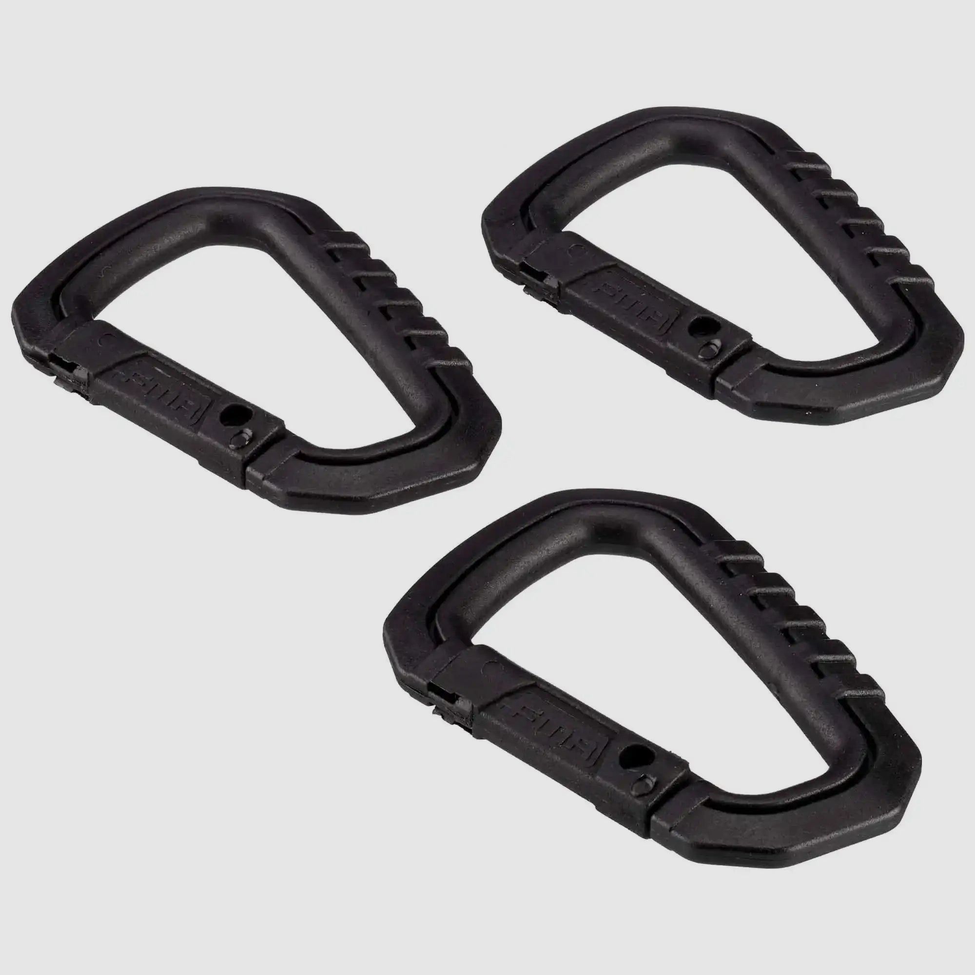 FMA FMA Karabiner Set Typ D Quick Hook groß schwarz