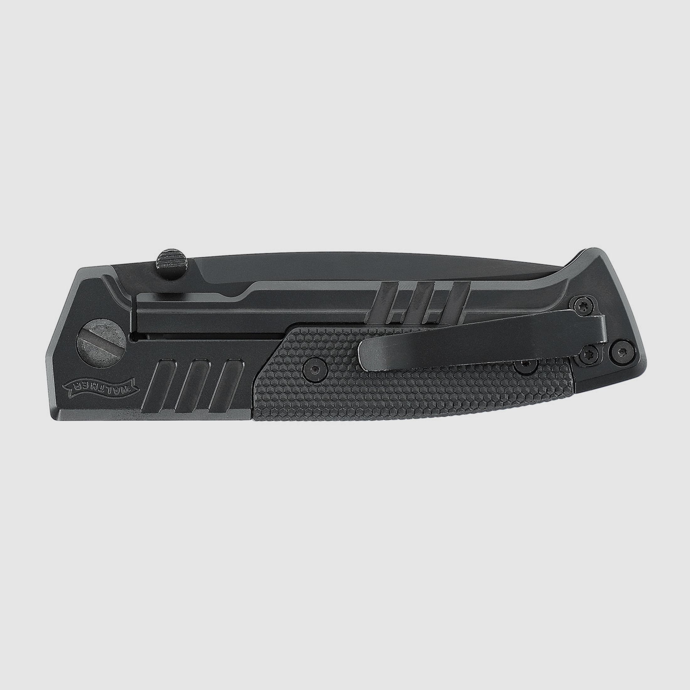 Umarex 5.0897 Messer Walther PDP Steel Frame Spearpoint Folding Knife BLK-BLK