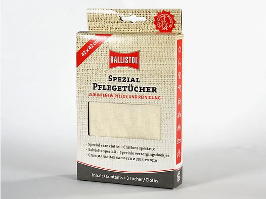 BALLISTOL Gun Cleaning Wipes 3-Pack