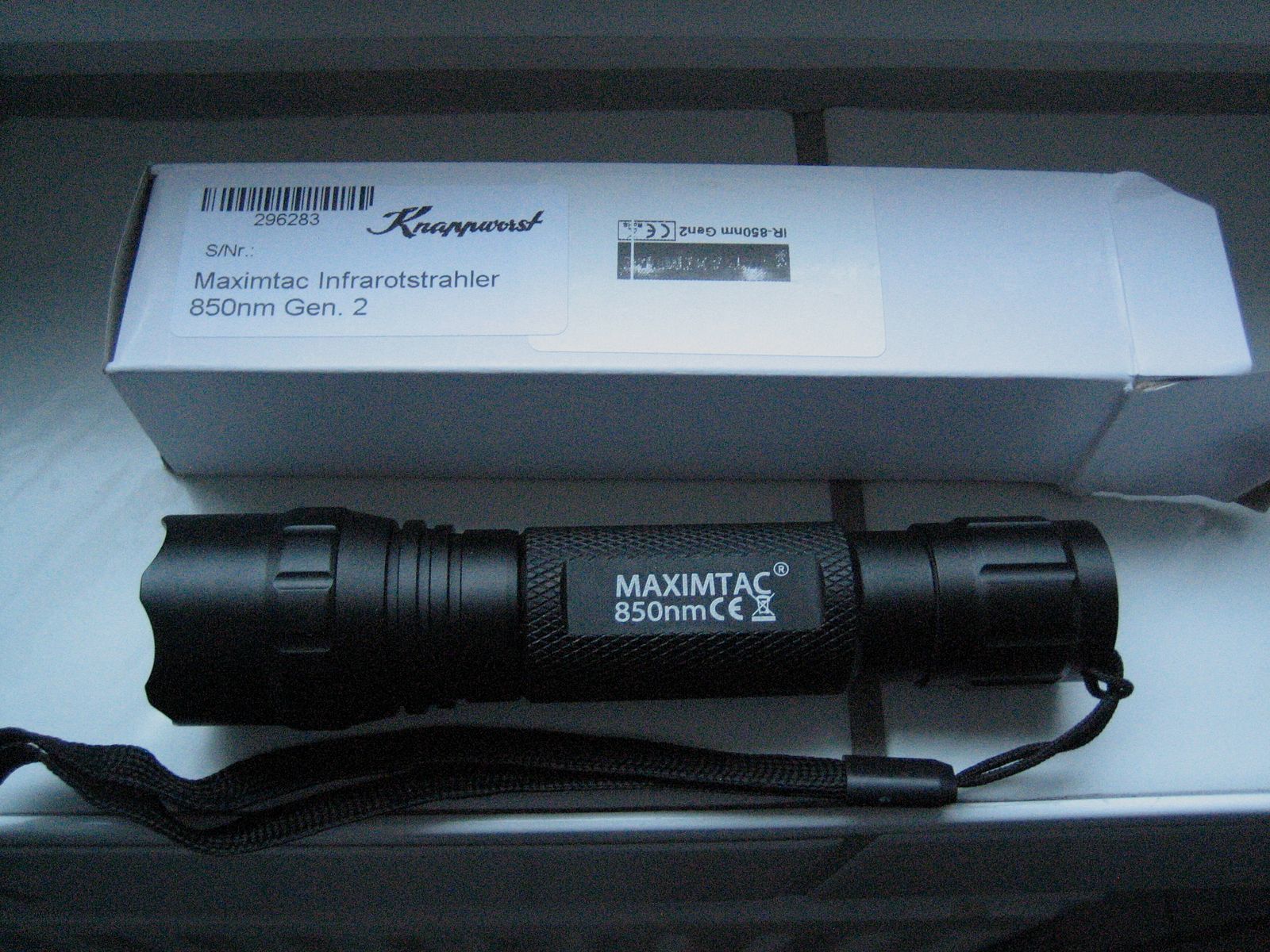 Sytong Night Vision HT-660 plus Maximtac Infrared Illuminator 850nm Gen. 2