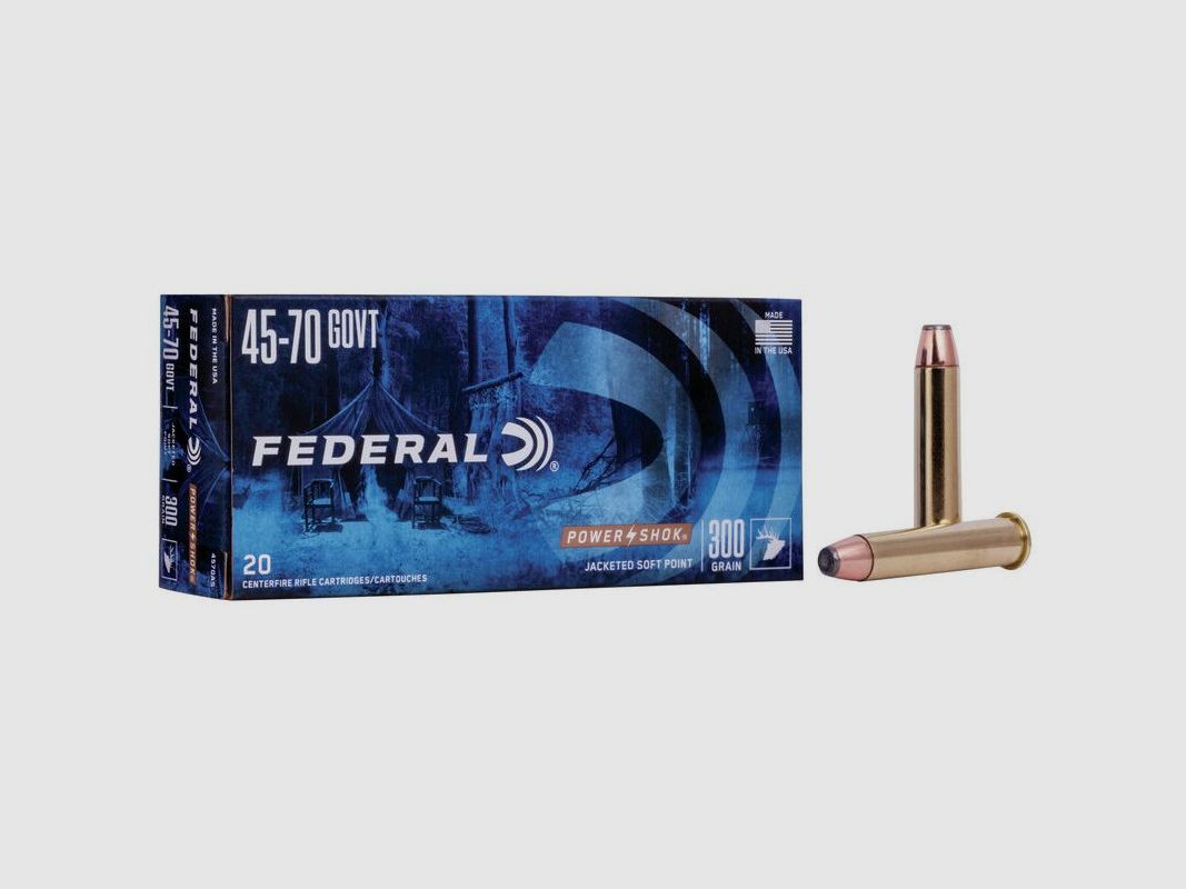 AMUNICJA FEDERAL .45-70 GOVT SP 19,4g - 20 SZTUK, zdjęcie 1 z 2