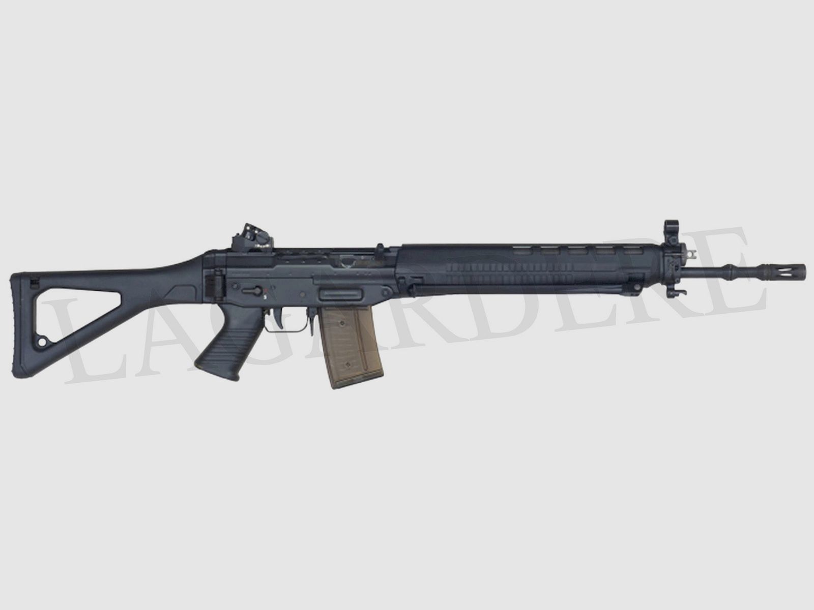 SAN SWISS ARMS SG 550-2 SEMI-AUTO RICHTKIK ZWART (SEMI-AUTOMATISCH AANVALGEWEER)