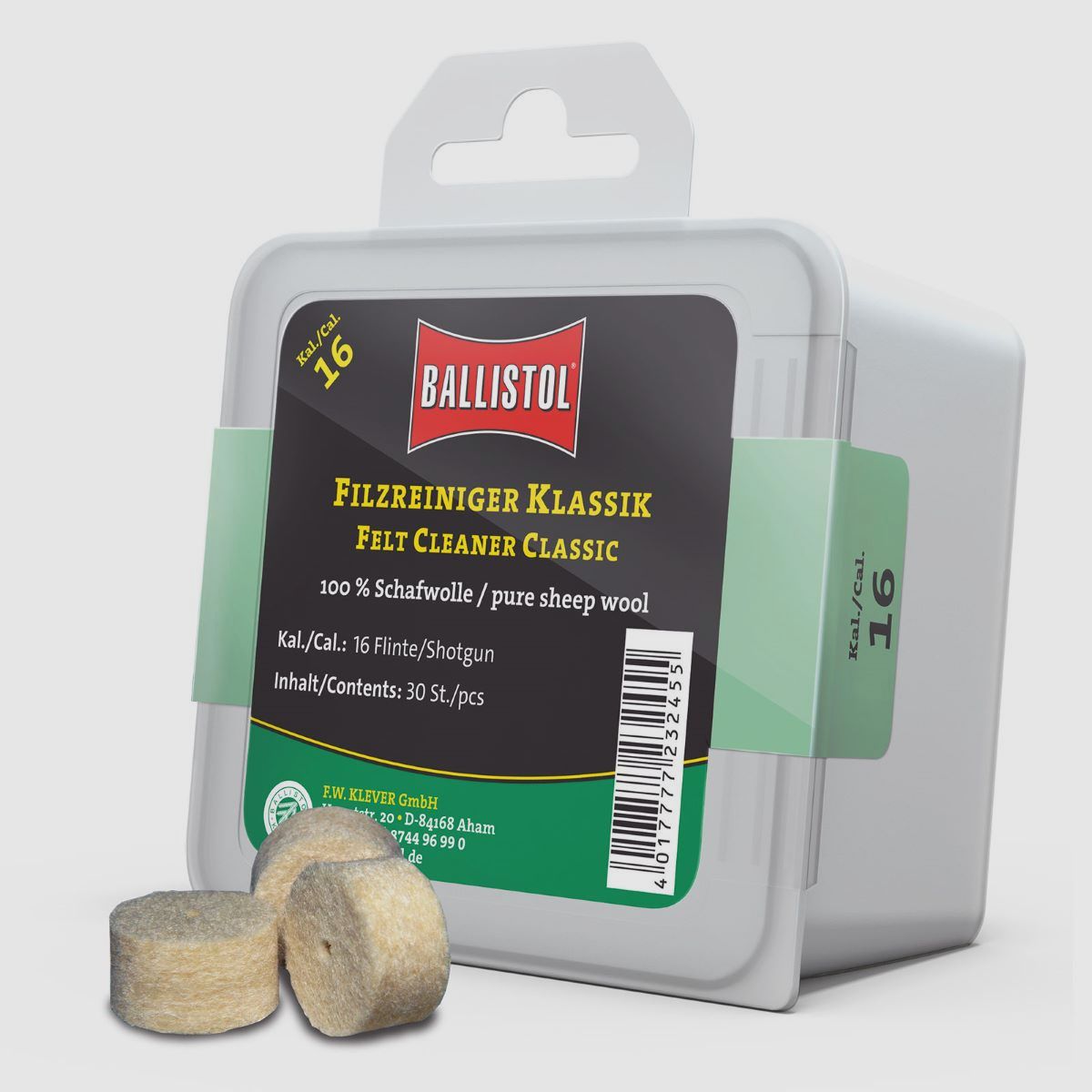 Ballistol Pulitore per feltro Classico / 30 pz.