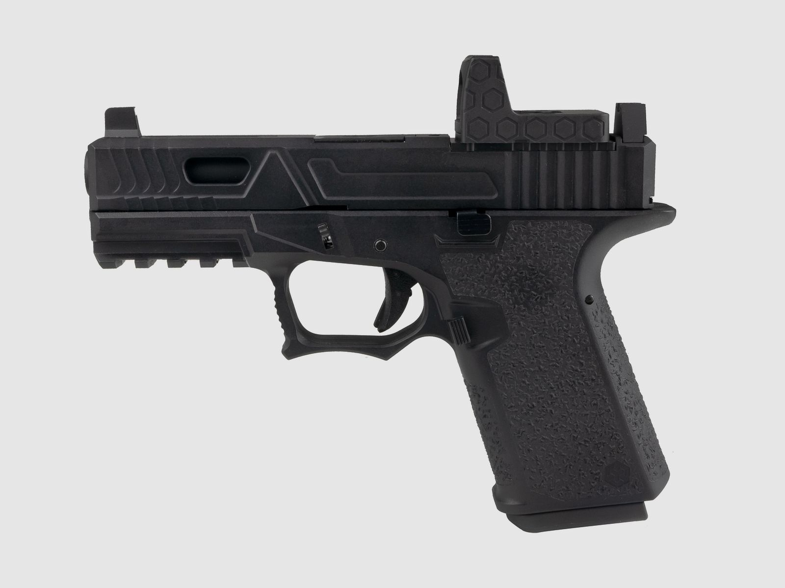 AW Custom VX9 Mod. 3 Precut Schwarz 6mm - Airsoft Gas BlowBack