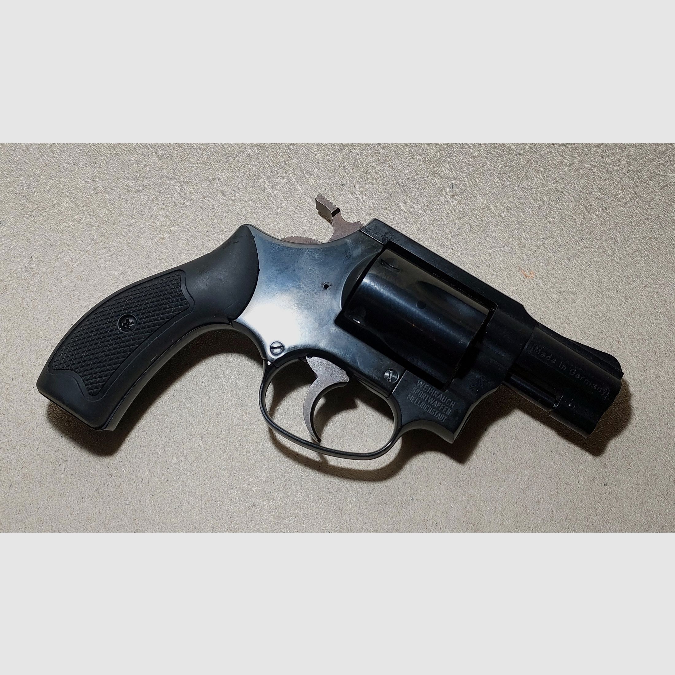 Weihrauch HW37 cal. 9mm R.K. (PTB 887) mit Lederholster