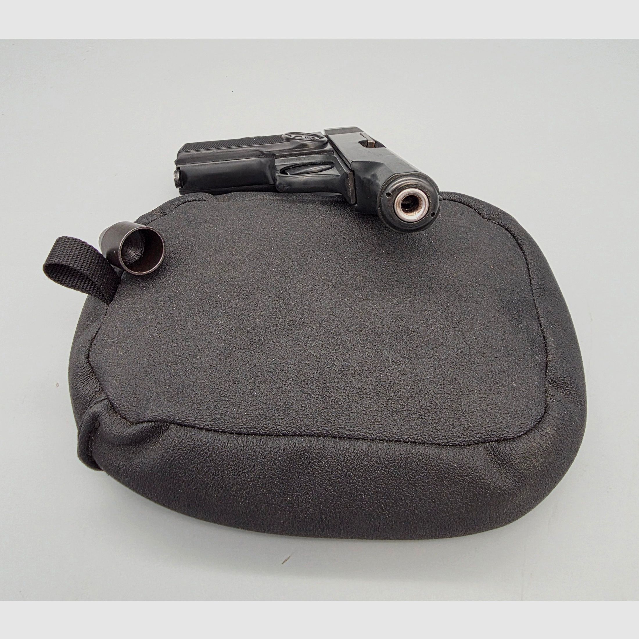 Muy raro coleccionista Geco Mod. 1910 cargador PTB 421 PAK 8mm detonación modelo Browning FN 1910