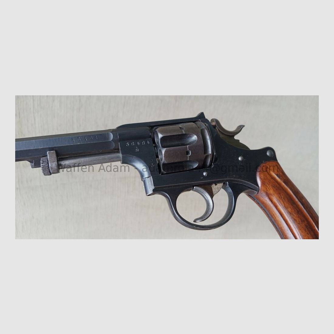 W+F, Eidgenössische Waffenfabrik Bern Revolver 1882 Schweizer Armee