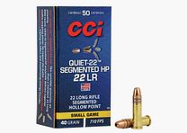 CCI Quiet-22 .22 LR 40GR Segmented HP 50 Patronen