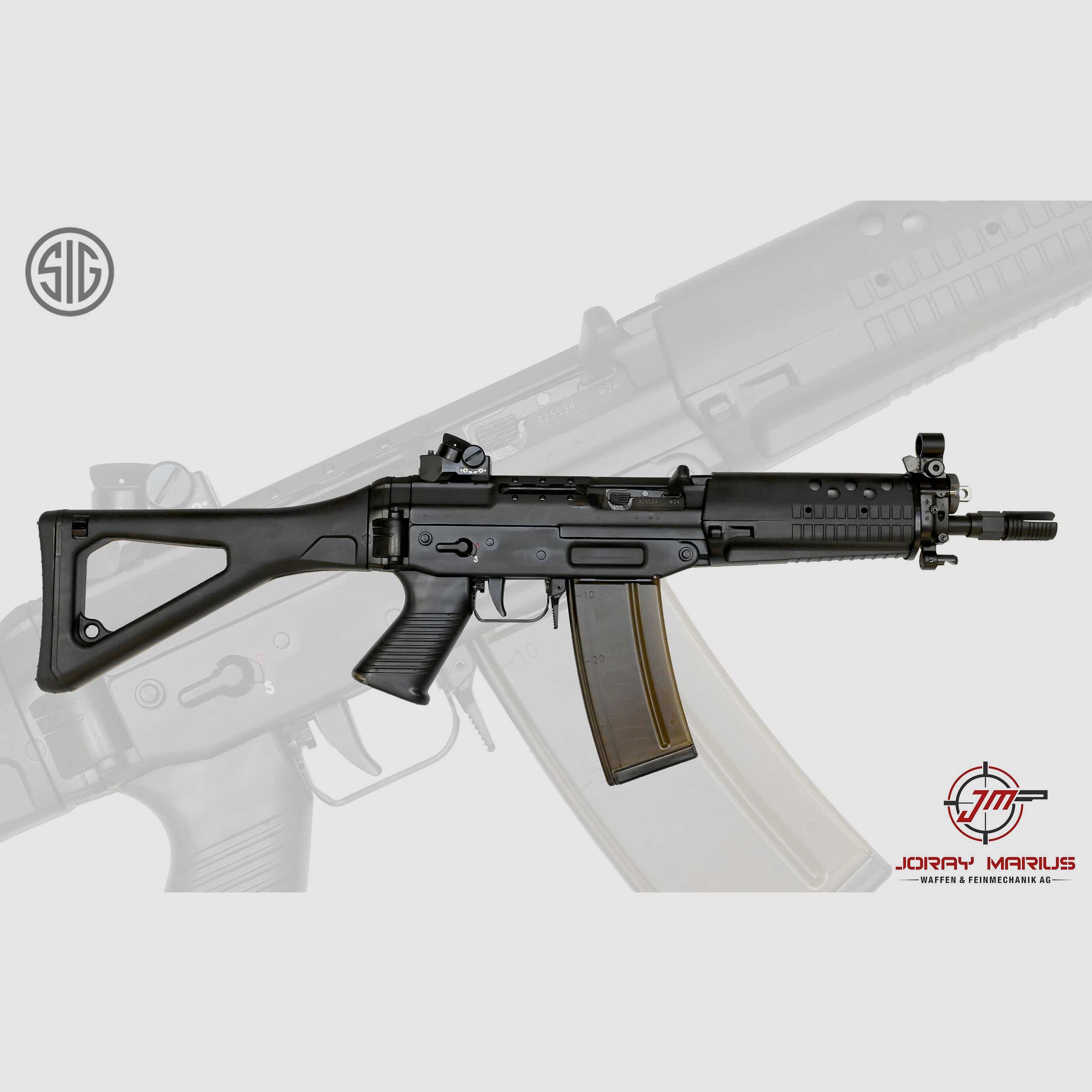 SIG SG553-1 SB diopter semi-automatic 5.56 NATO