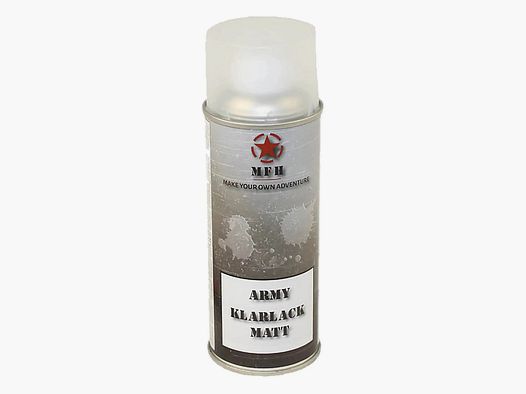 MFH MFH Spray de Color Ejército Barniz Transparente 400 ml Mate