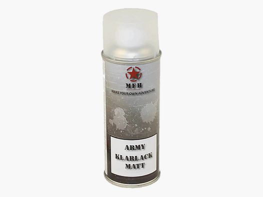 MFH MFH Spray de Couleur Armée Vernis Transparent 400 ml Mat