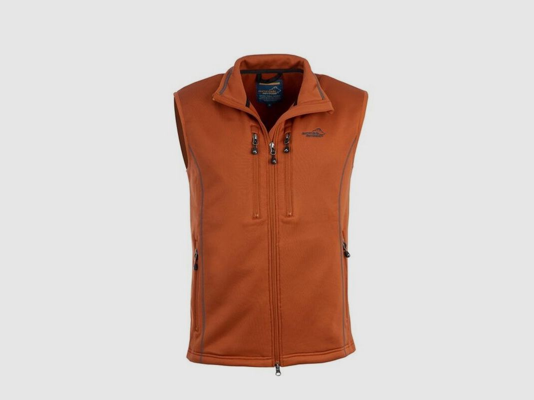 Arrak Herren Power Fleece Weste Orange