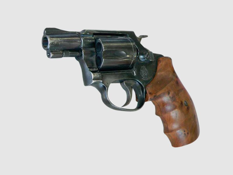 Double-action revolver Smith & Wesson Mod. 36, caliber .38 Special.