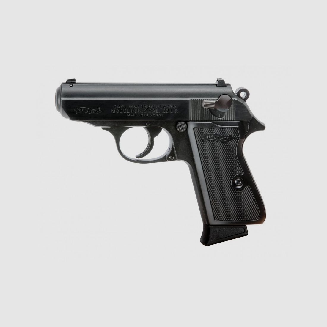 Pistolet Walther PPK/S BLACK, 10 CPS 22LR