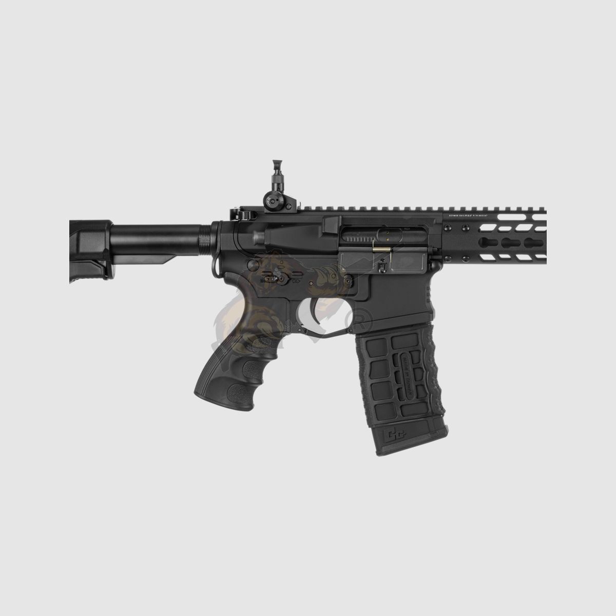 G&G GC16 Wild Hog 13.5" with ETU in Black Airsoft S-AEG free from 18