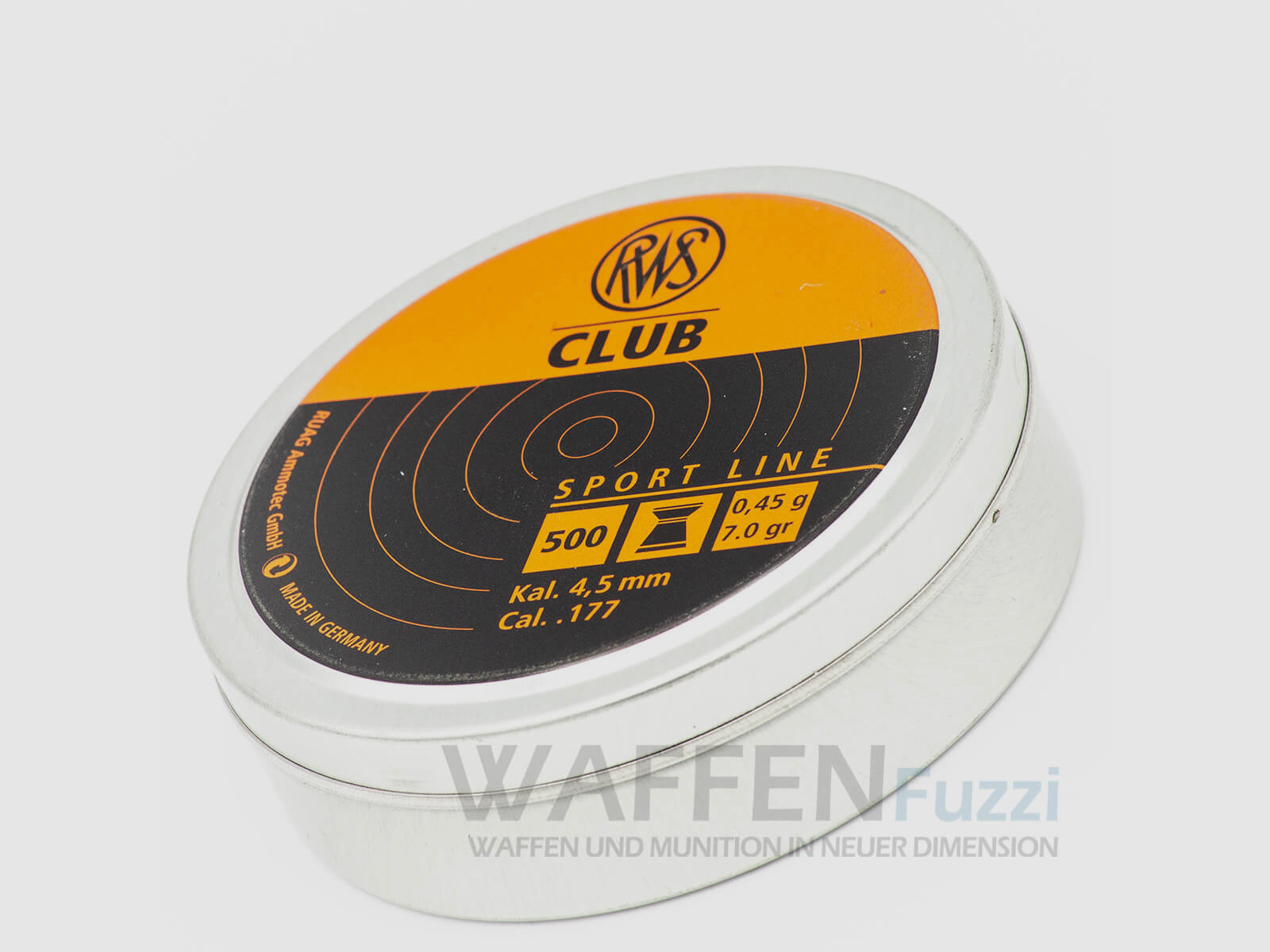 RWS Club Diabolo calibre 4,5 mm 500 pièces.