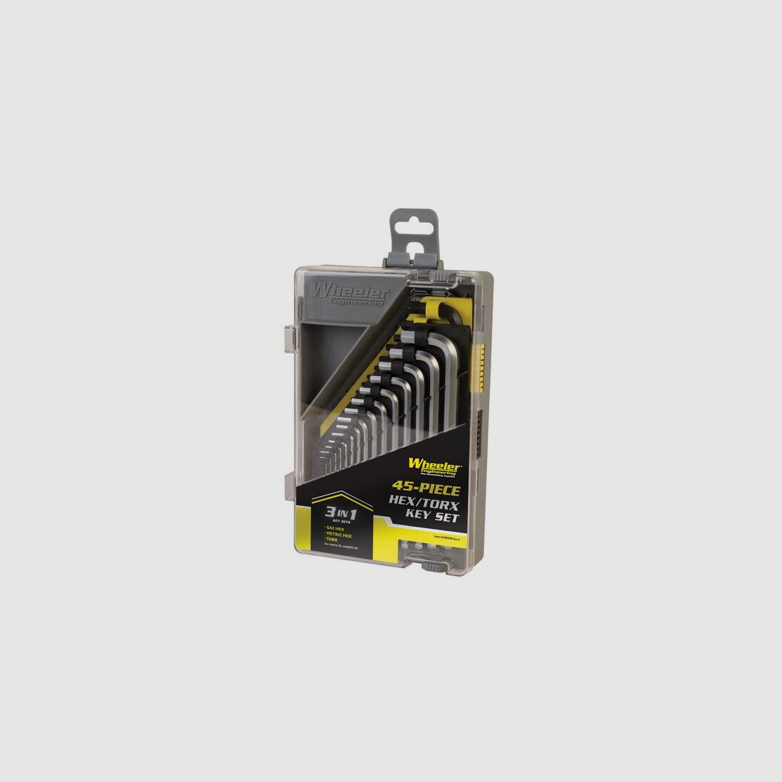 Wheeler 45-teiliges SAE-/metrisches Inbus- und Torx-Schlüsselset, Bild 1 von 2