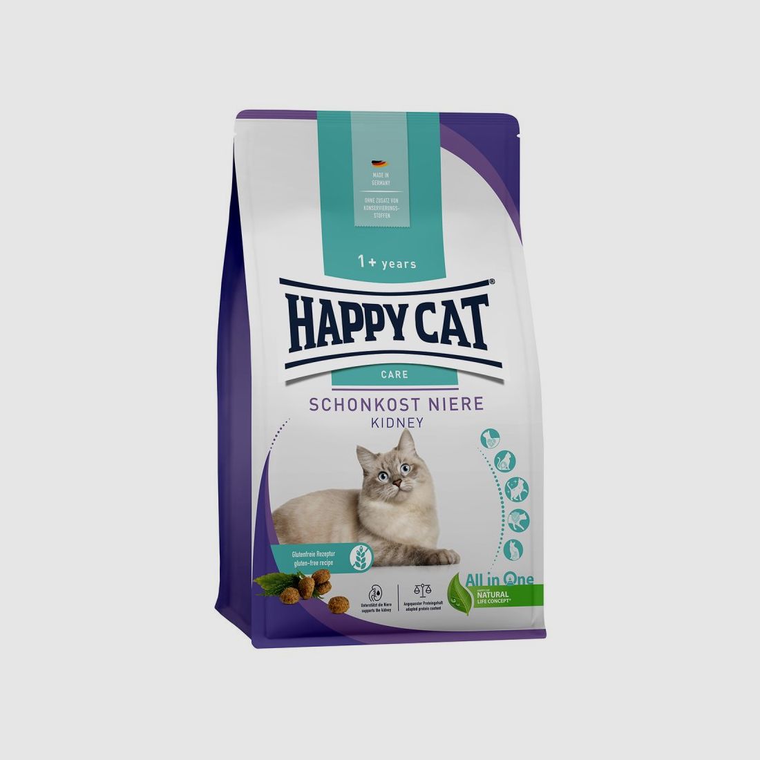 Happy Cat Katzen Trockenfutter Sensitive Schonkost Niere 300 g