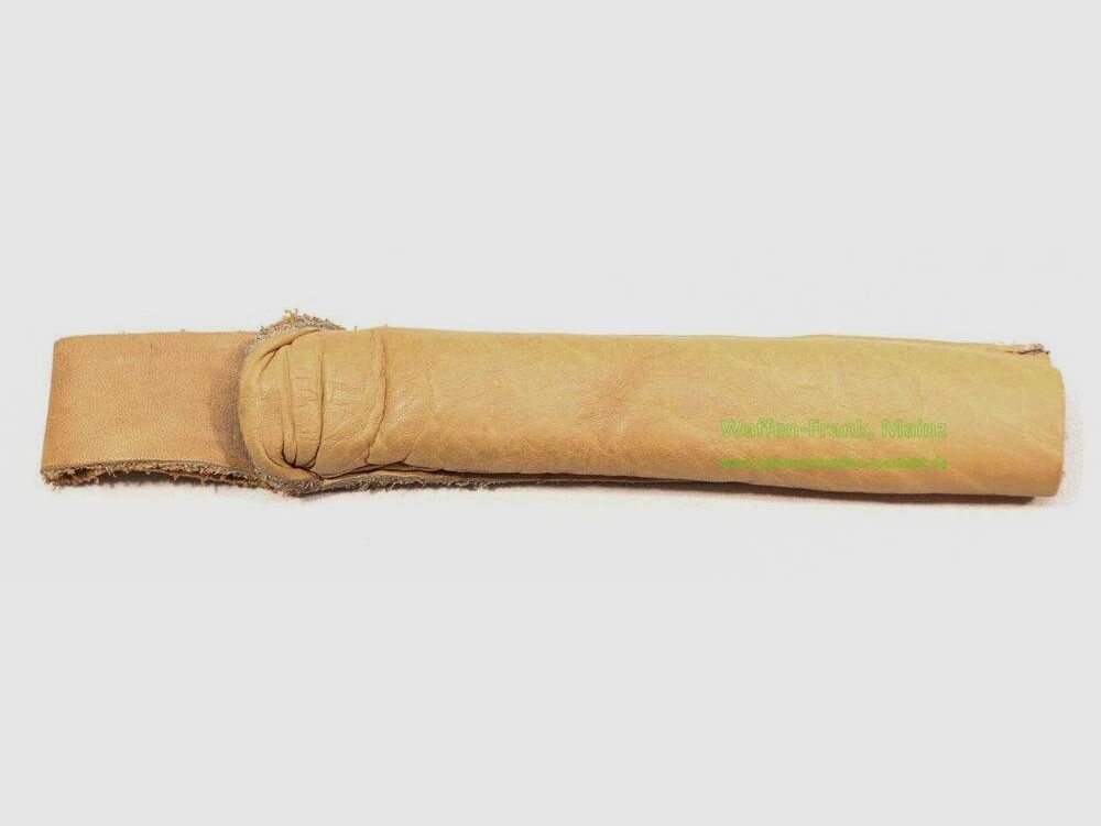 Protector leather case for cleaning rod guidance