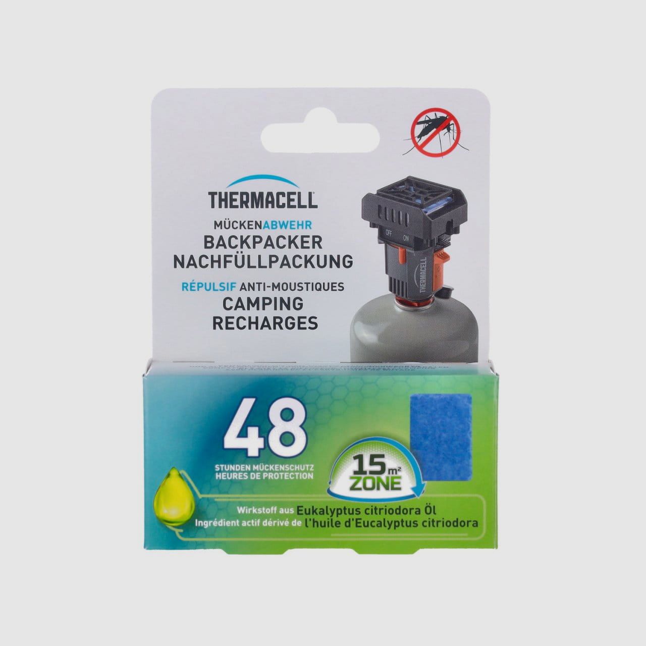 Thermacell Backpacker M-48 Paquete de recarga 12 unidades PT-19