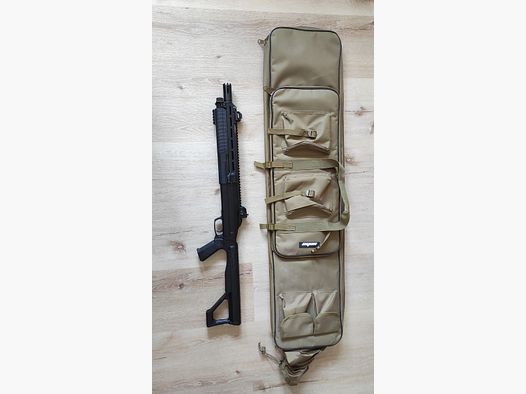 T4E TX 68 CO2-RAM Pump-Action Shotgun Kal. .68 zwart incl. draagtas
