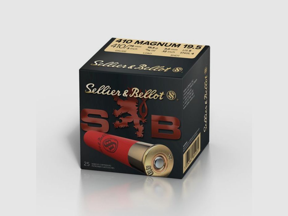S&B .410/76 Magnum 19,5g 3mm, immagine 1 di 4