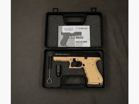Zoraki 917 blank firing pistol 9mm P.A.K. desert