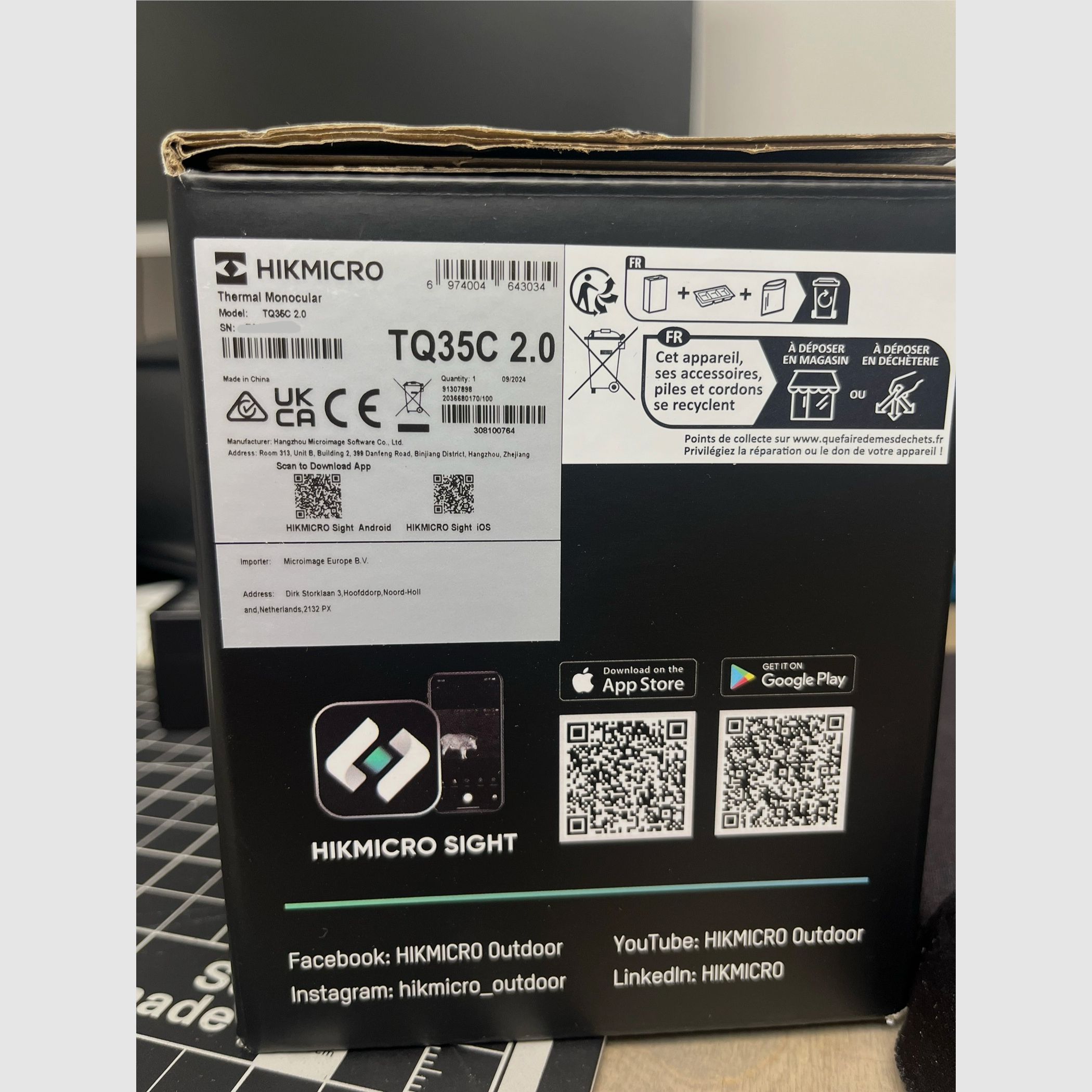 HIKMICRO Thunder TQ35C 2.0 Neuwertig VHB: 1.829€