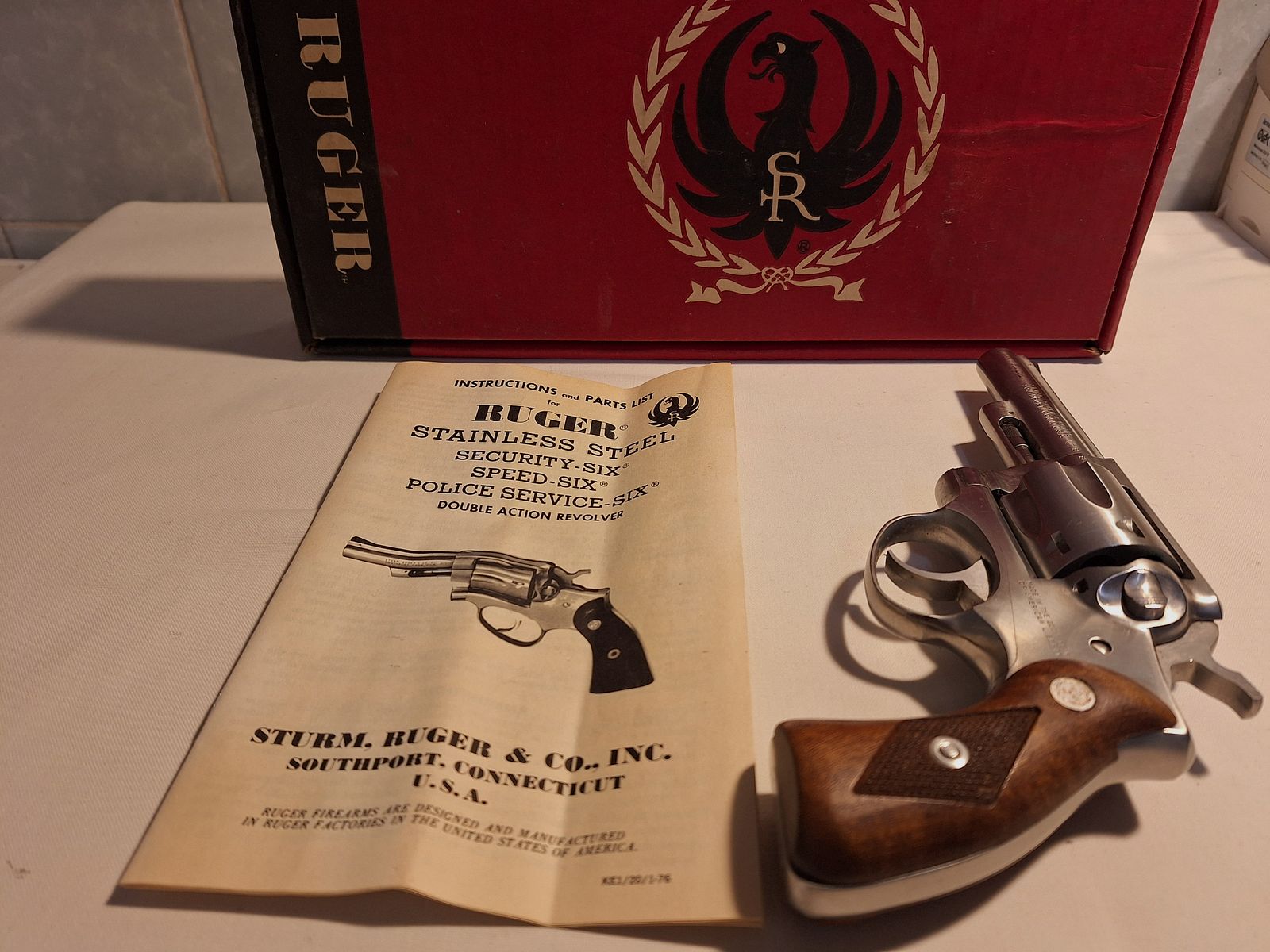 Ruger Revolver stainless steel