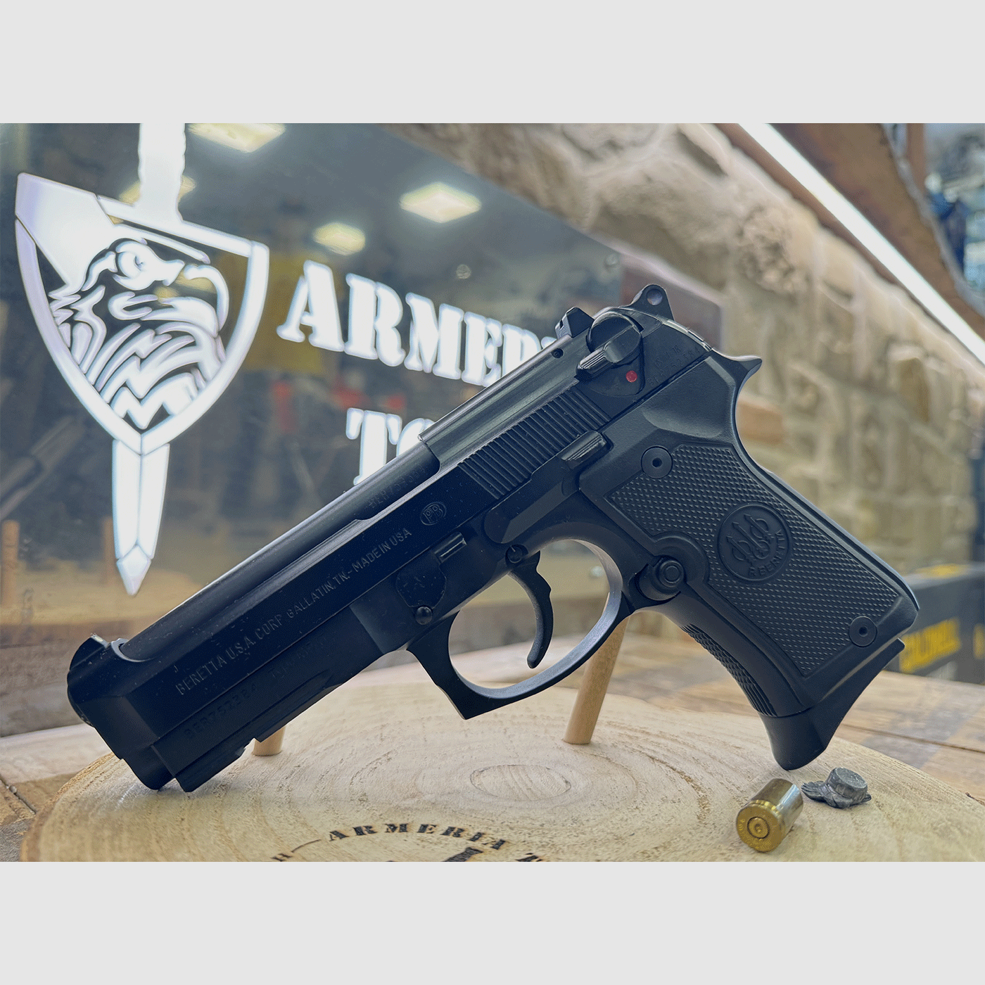 UTILISÉ – PISTOLE – BERETTA MOD. M9A1 COMPACT cal. 9×21, image 1 sur 6