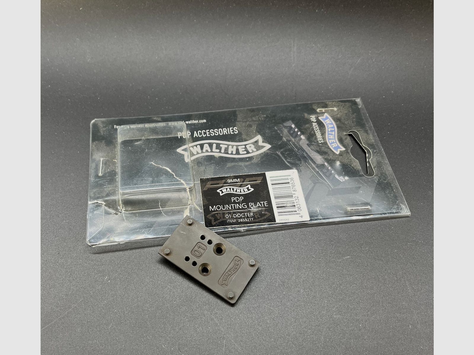 Used WALTHER mount for red dot sight adapter plate 01 Docter/VORTEX PDP FS&C Version 1.0