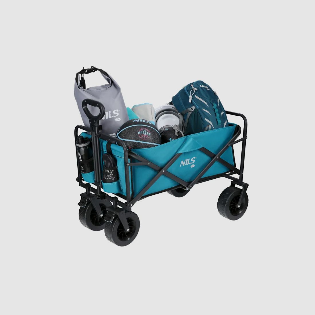 NC1607 Handwagen Türkis 100L Nils Camp