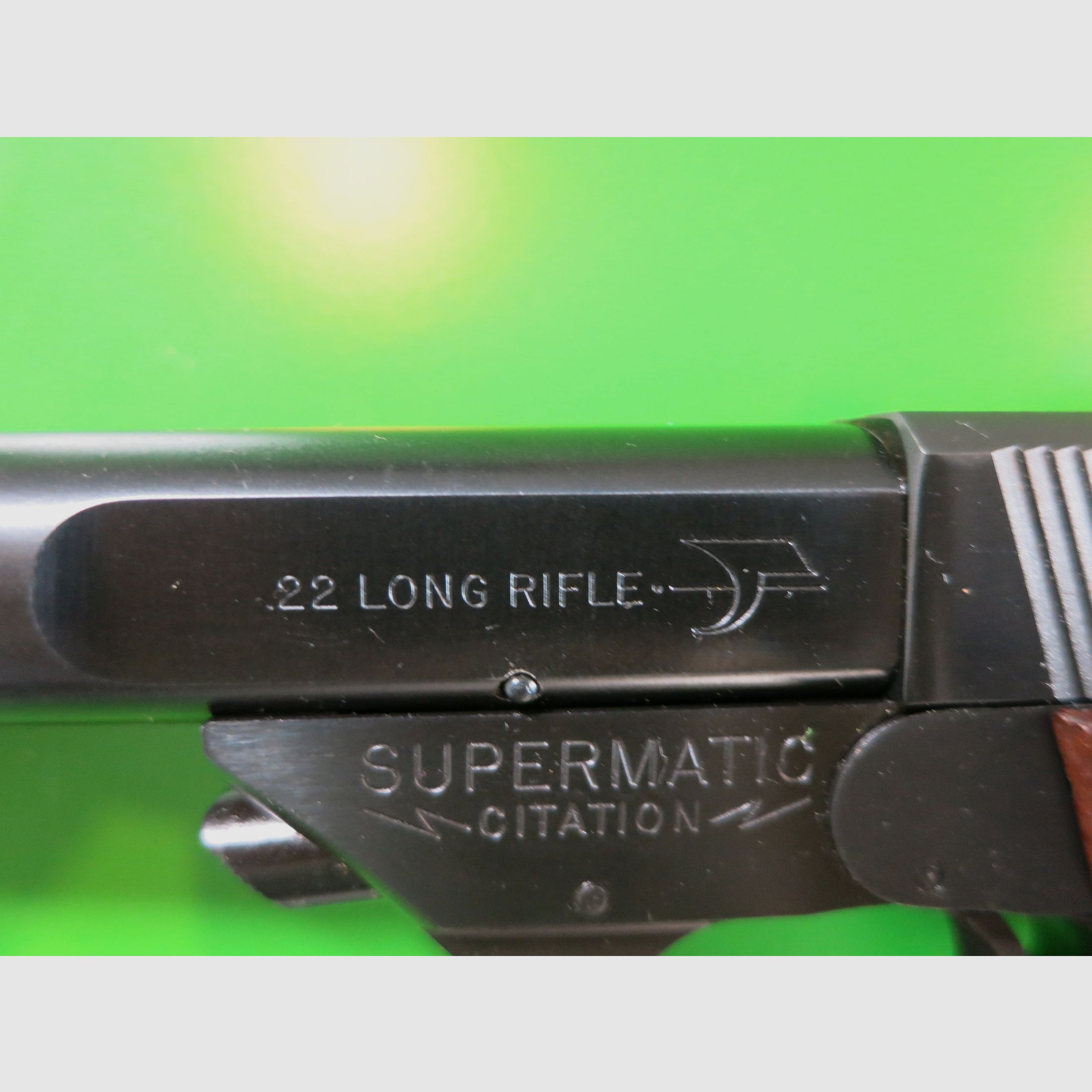 High Standard Supermatic Military Mod. 106 Pistole .22lr -Sammlerwaffe-     #5-, Bild 6 von 15