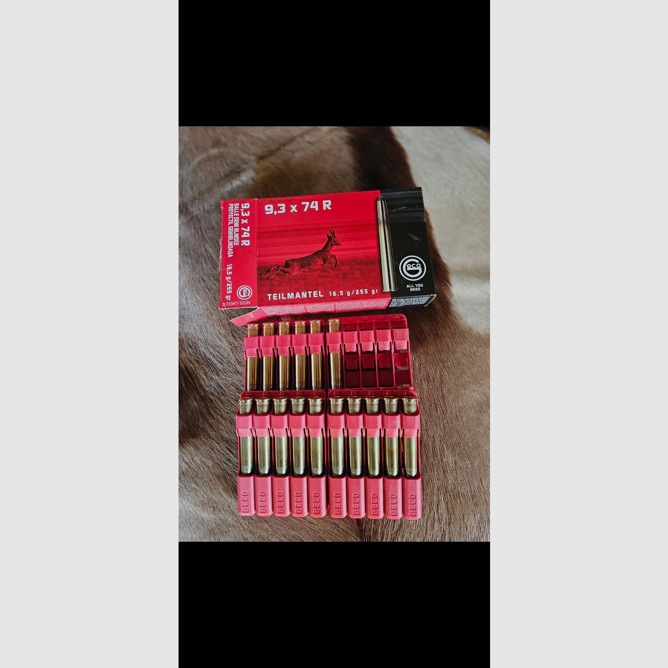 Dubbelbuksdrilling Mod. 37B - 9,3 x 74R, 9,3 x 74 R, 20/76 Mag.