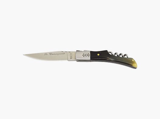COUTEAU LE CAMARGUAIS TIRE BOUCHON CORNE