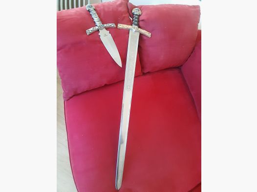 OFERTA---GANGA--- ESPADA Y DAGA de REY RICARDO CORAZÓN DE LEÓN