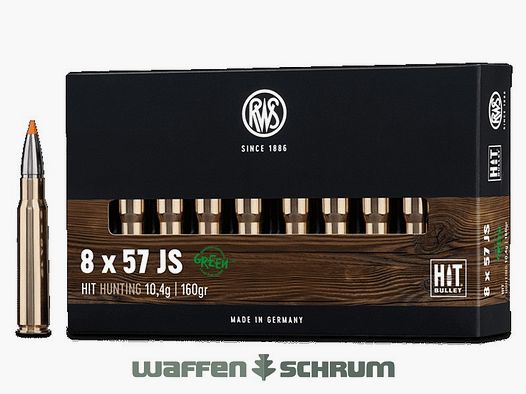 RWS 8x57JS HIT 10,4g - 160gr