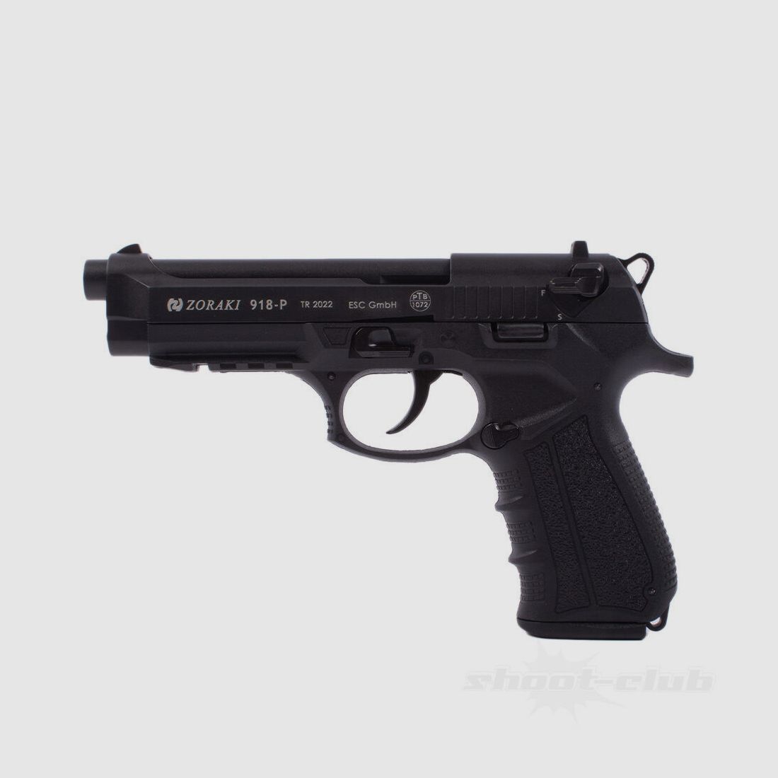 Zoraki 918-P Schreckschusspistole Brüniert 9 mm PAK