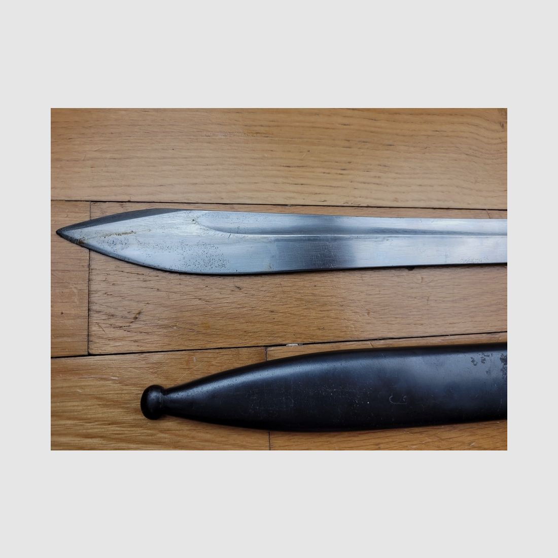 Rare bayonet "V notch" 98/05 – V-shaped pommel – Weimar Police – Prussia – additionally ground saw! – TOP!, image 11 of 22